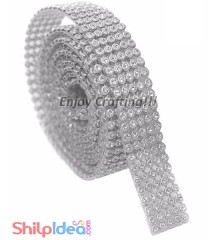 Stone Lace - Silver - 1.25 Meter